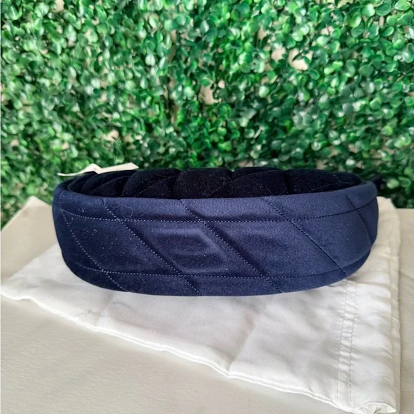 Coach Quilted Velvet Navy Mira Shoulder Crossbody Bag NWT - Picture 9 of 11